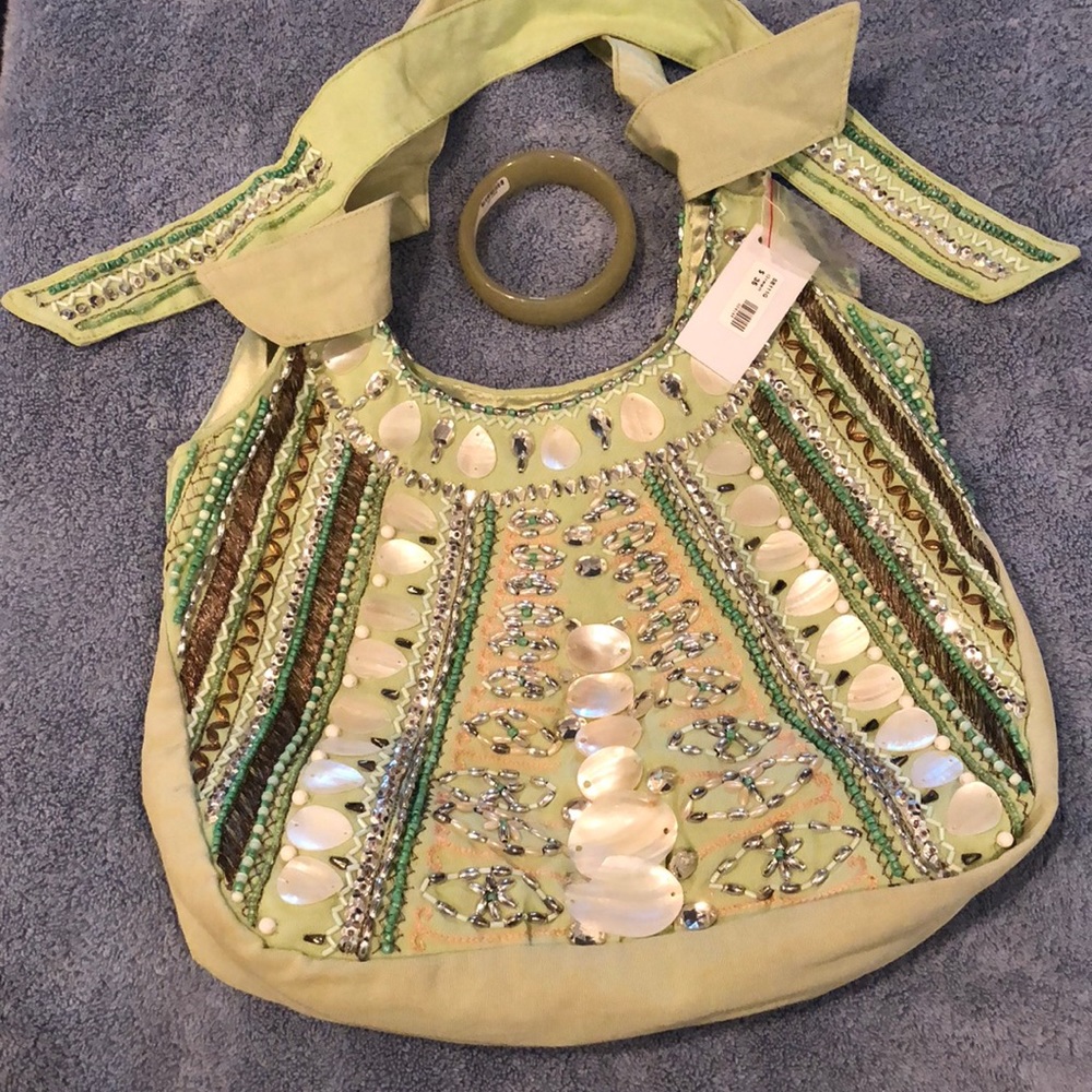 Beaded & Shell Handbag